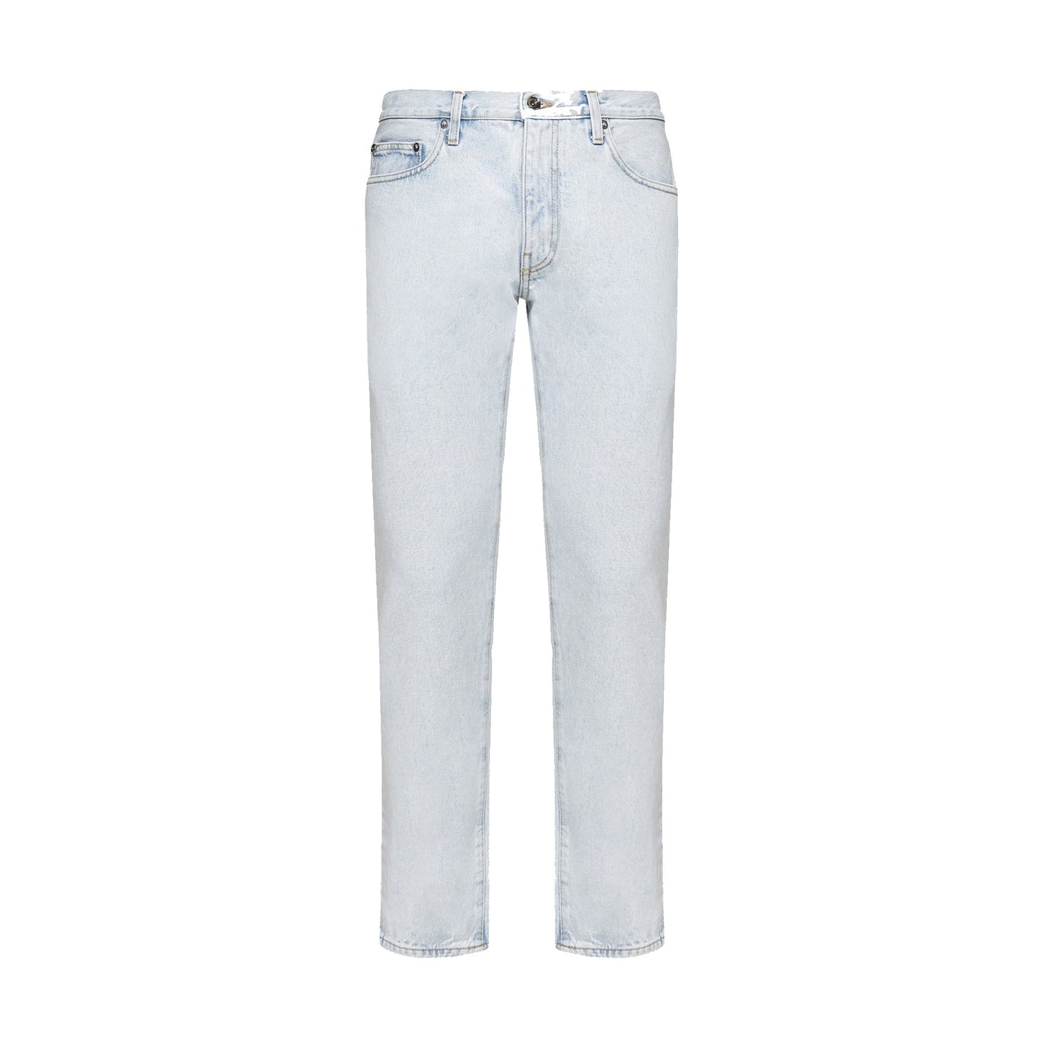 Jeans on sale bianco largo